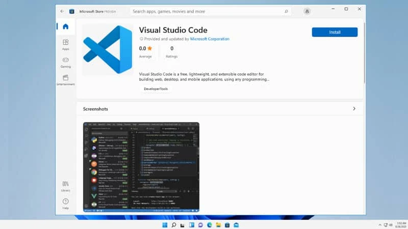 Visual Studio Code and Visual Studio Community 2019 now available from Microsoft Store on Windows 11
