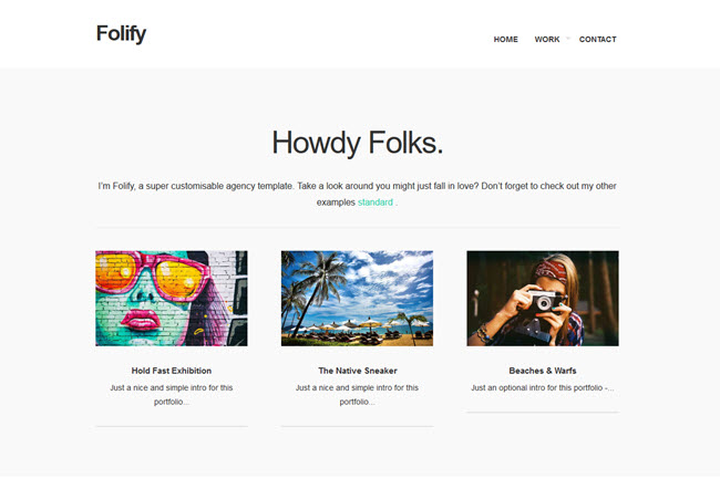 Folify - Portfolio Blogger Template Folify - Portfolio Blogger Template