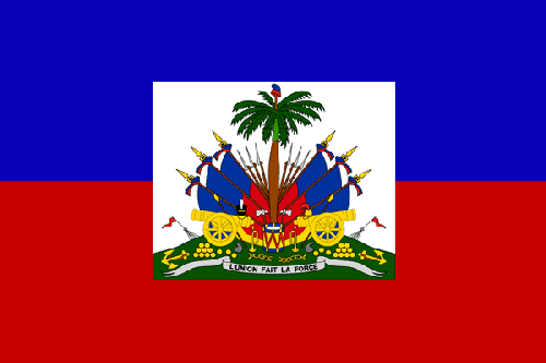 LAMINAS PARA COLOREAR - COLORING PAGES: Mapa y Bandera de Haiti para