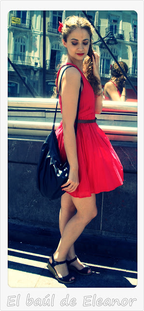 Outfit of the Day: Red Dress Pin Up Style