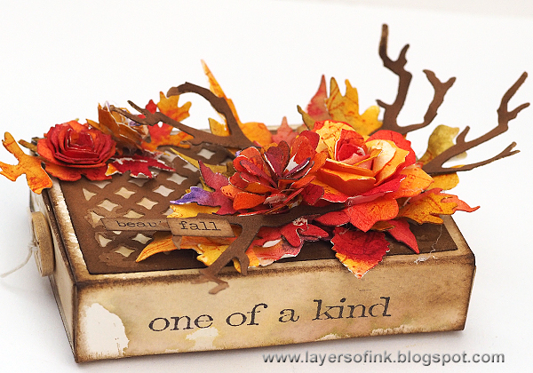 Layers of ink - Autumn Matchbox Tutorial by Anna-Karin