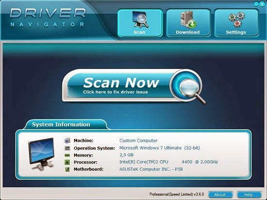 برنامج مميز للبحث عن التعريفات وتثبيتها تلقائياً Driver Navigator 