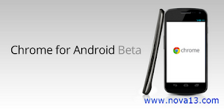 Google Chrome versi Beta untuk Android