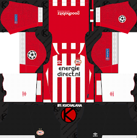 PSV Eindhoven 2018/19 UCL Kit - Dream League Soccer Kits