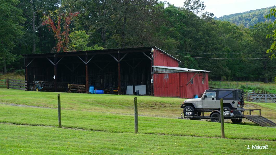 The View from Squirrel Ridge Hickory Hill Farm Near Moorefield