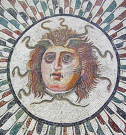 Roman mosaic of Medusa from the Archeological Museum of Sousse