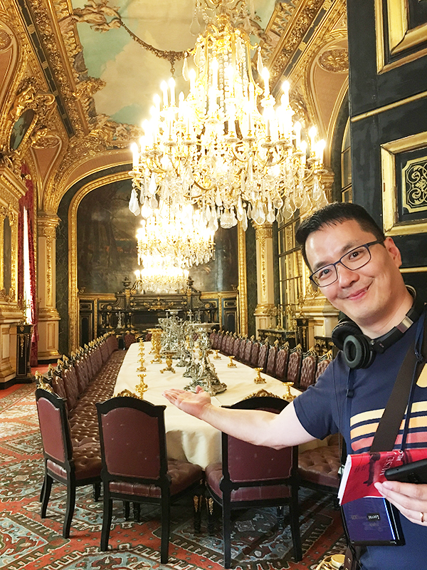 Dining room in Napoleon's apartment