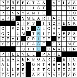 november clue crossword