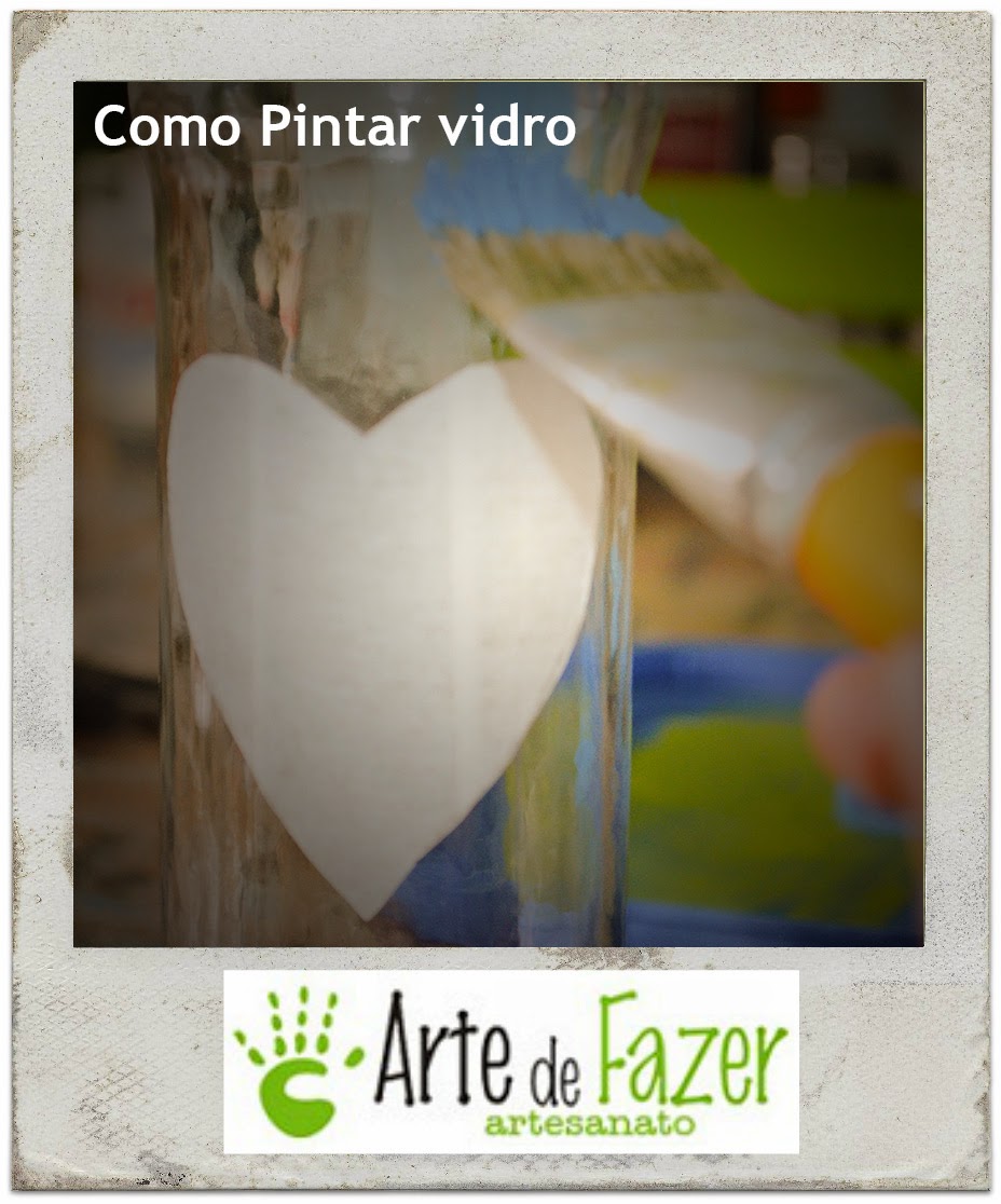 DIY Como pintar vidros com Tinta para artesanato | Passo 5
