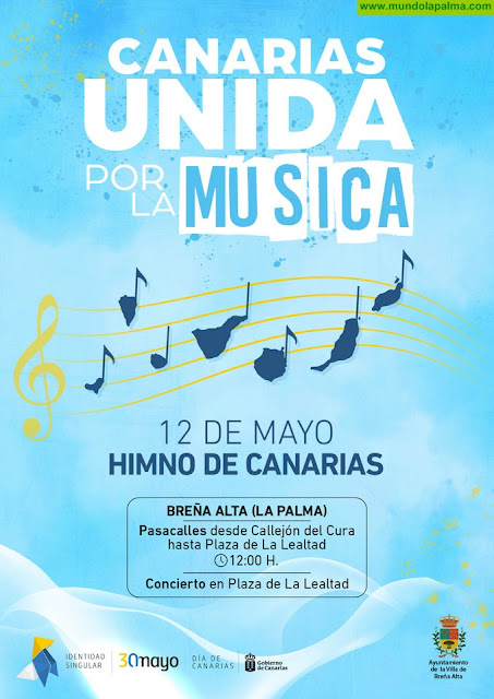 Breña Alta conectará a La Palma con el programa ‘Canarias Unida por la Música’, el próximo 12 de mayo, dentro de los actos del Día de Canarias