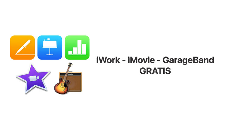 Aplikasi iMovie, GarageBand dan iWork Mac dan iOS 