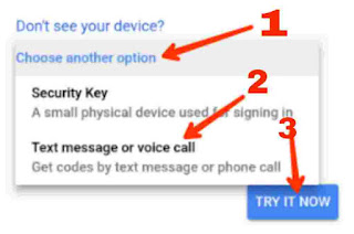 opening gmail पर mobile में otp code 2 step verification