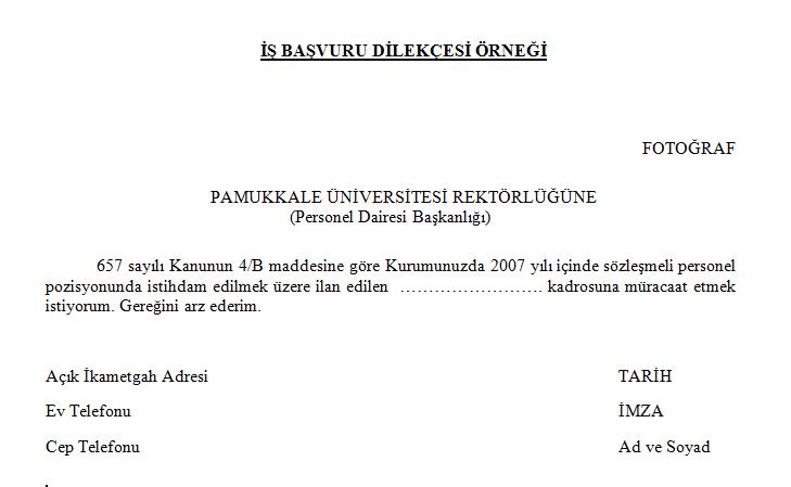 Mini Notlar Dilekçe Örnekleri / Dilekçe Nasıl Yazılır?