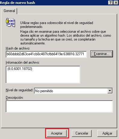 GPO: Deshabilitar el uso de Internet Explorer sobre Windows XP