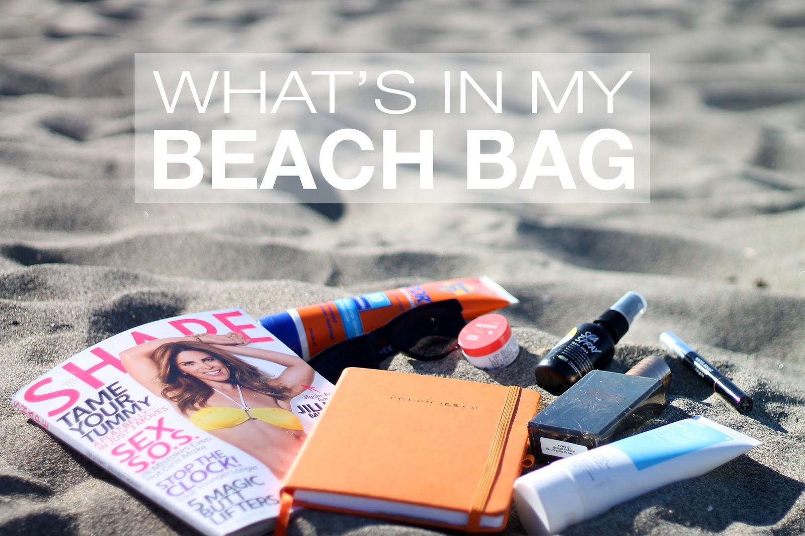 Beach Style Series: what's in my beach bag