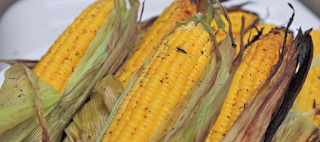African Street Food: Fresh Grilled Gingered Corn