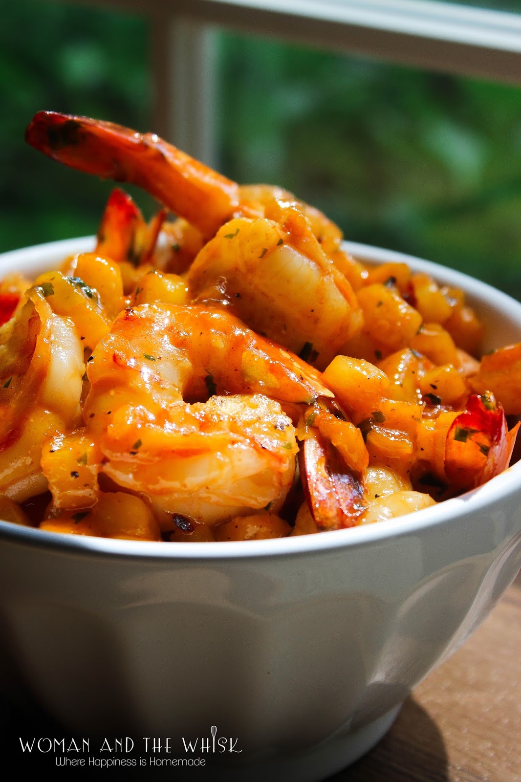 Woman and the Whisk Sweet & Sour Sriracha Shrimp