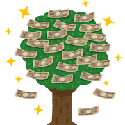 金のなる木のイラスト