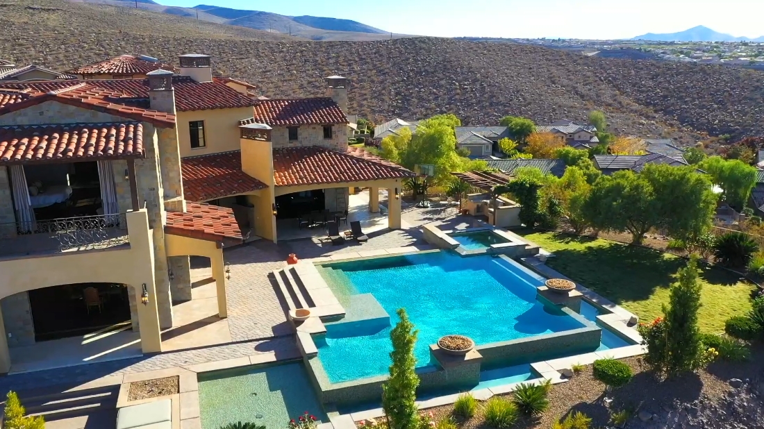 31 Photos vs. 2 Awbrey Ct, Henderson, NV Luxury Mansion Interior Design Tour