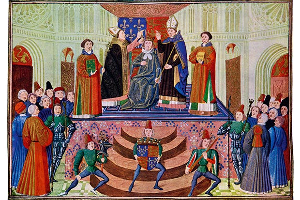 The coronation of Henry IV by the Master of the Harley Froissart