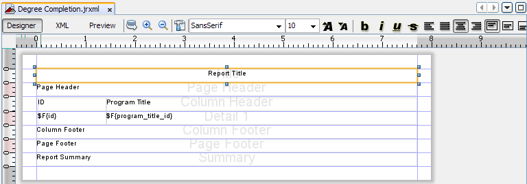 How to create a report in jasper ireport