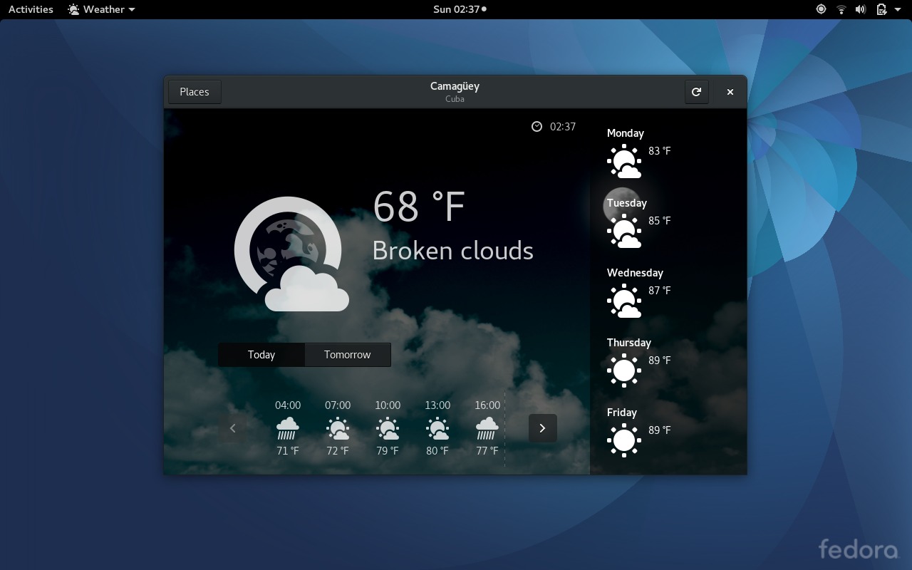 fedora workstation