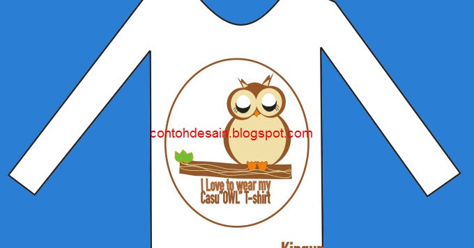  DESAIN  KAOS  FORMAT  CDR 