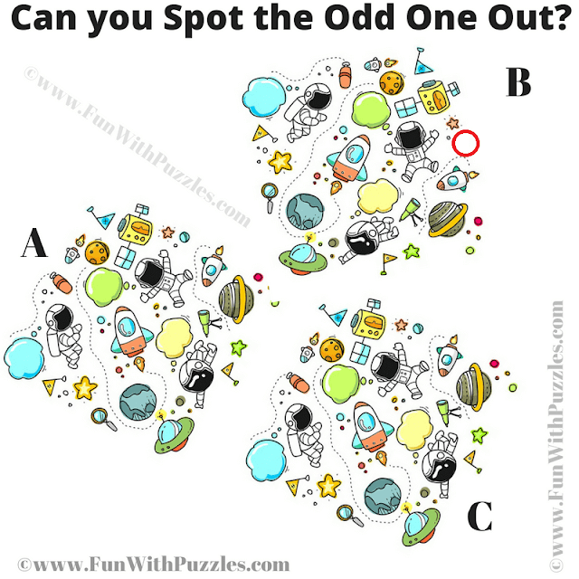 Challenging Odd One Out Picture Riddle Answer