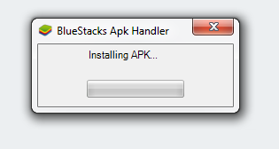 installing the game in bluestacks