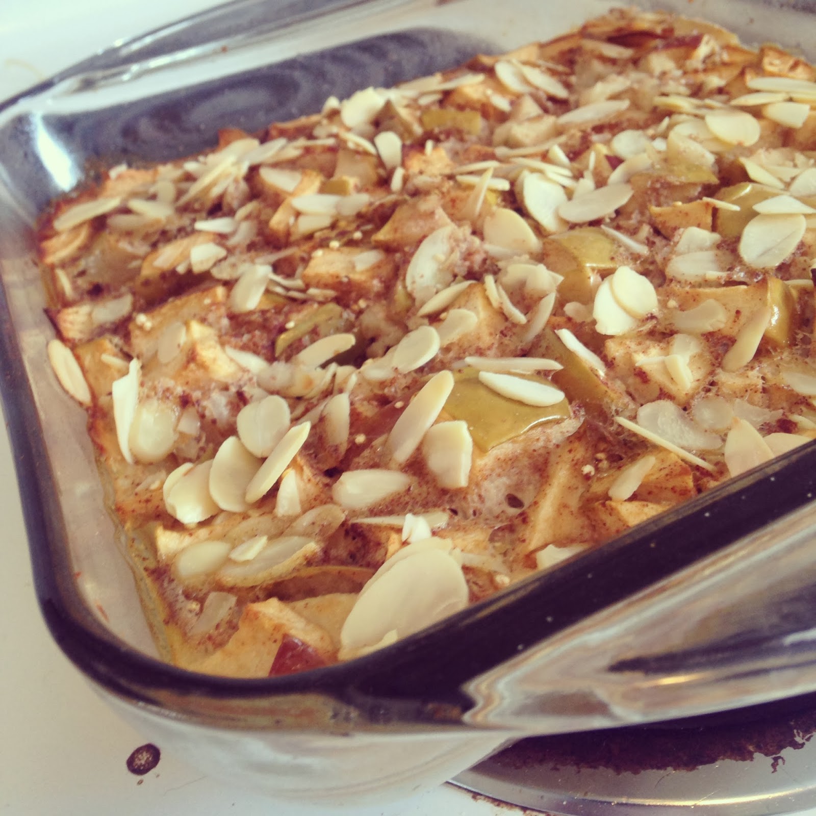 The Quinoa Blonde The "Blonde Moment" Apple Quinoa Bake