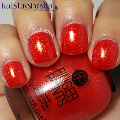 FingerPaints Once in a Wild - Vermillion $ Painting | Kat Stays Polished