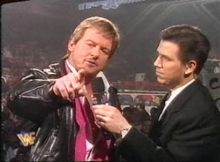 WWF / WWE - In Your House 6 - Rage in the Cage - Todd Pettengill interviews WWF President Roddy Piper