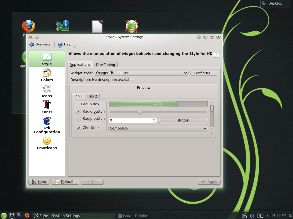 LinuxTarGz: Instalar el tema oxygen-transparent en OpenSUSE