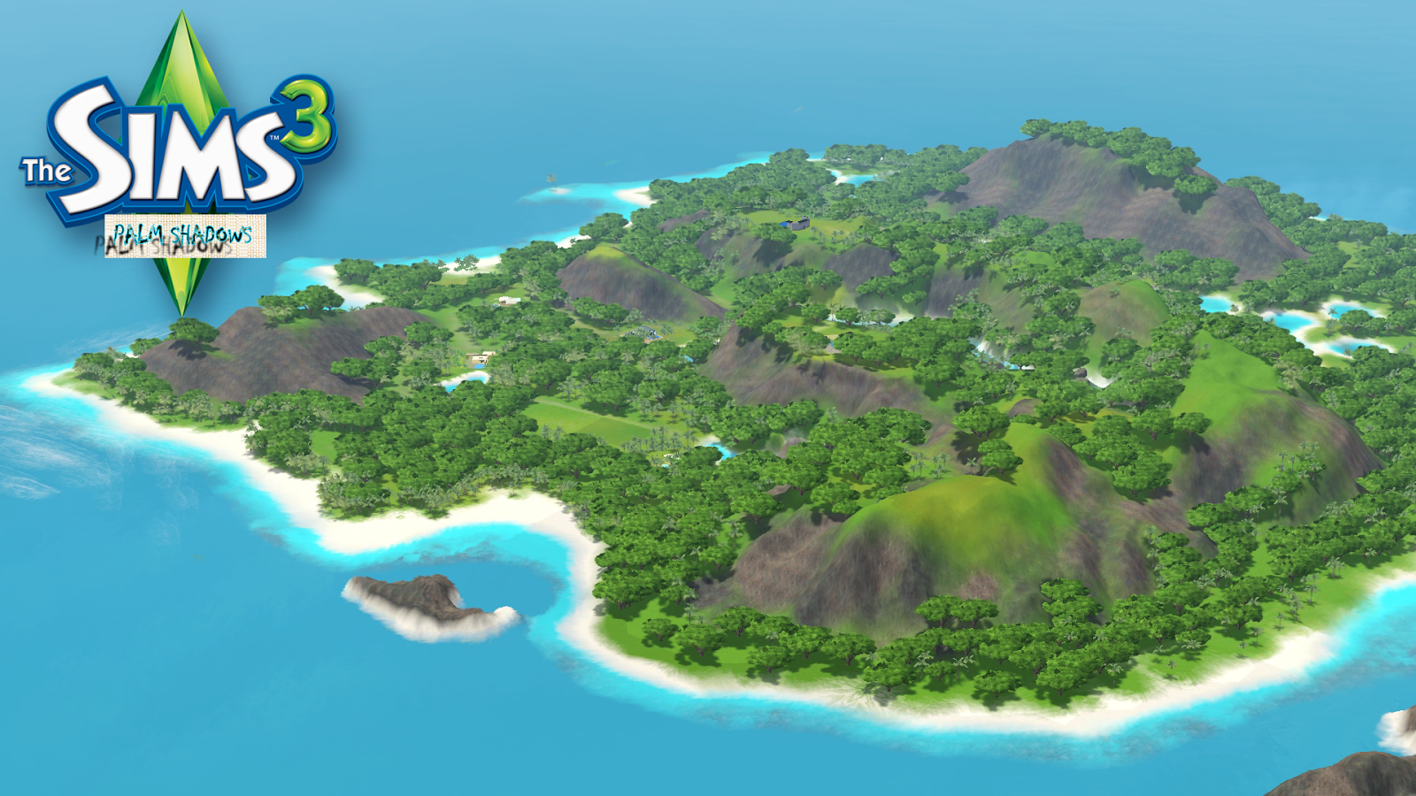 Sims 3 worlds. Города острова для симс 3. Городок остров симс 3. Остров Берилловые отмели симс 3. SIMS 3 карта.