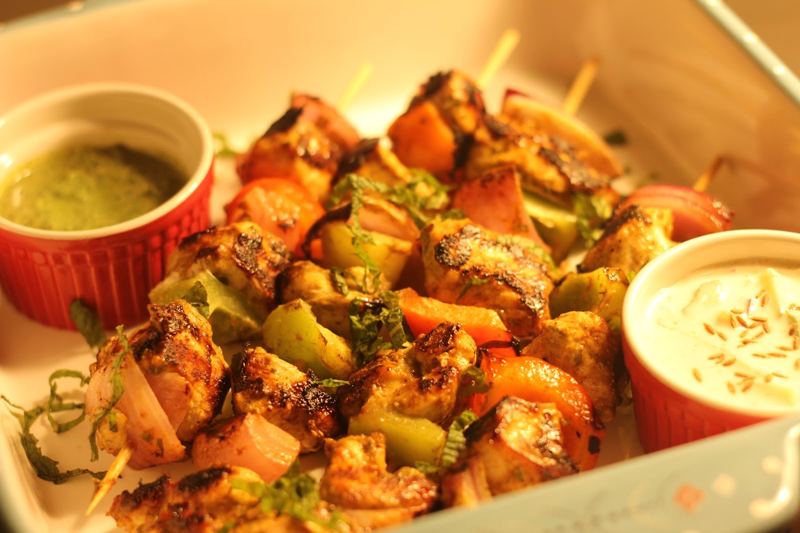 Chicken Tikka Kebabs