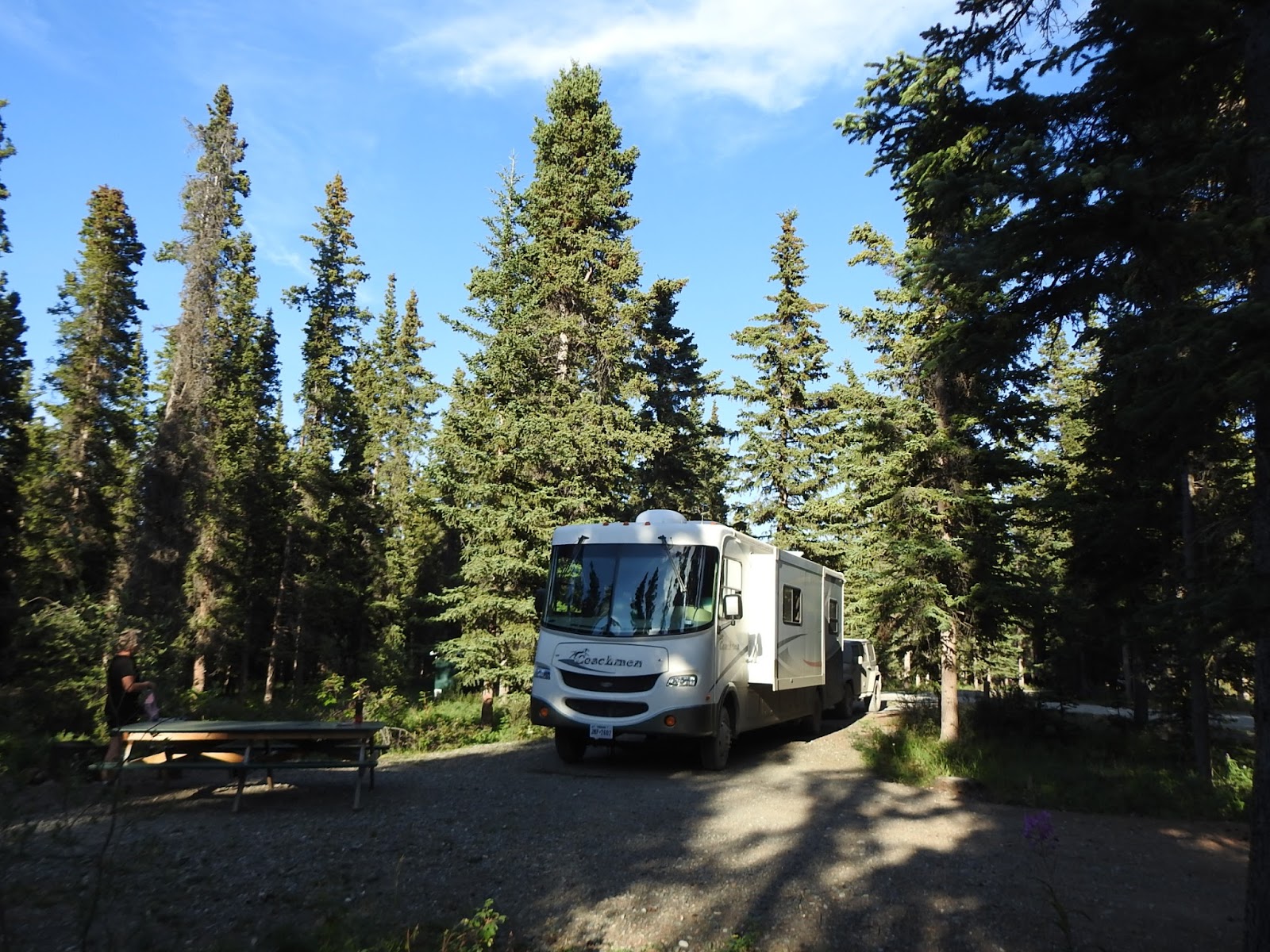 Texas Gypsies Drive to Congdon Creek Campground Yukon