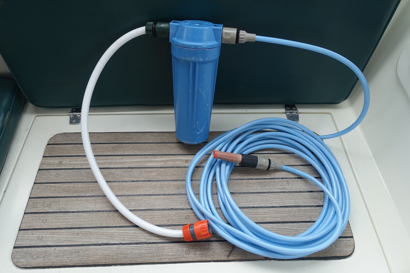 Matilda's Journey Filling Water Tanks from Town Supplies