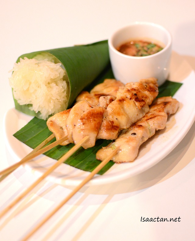 Chicken Skewers with Sticky Rice - RM9