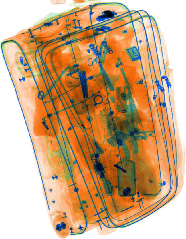 joedeburca Scanned luggage implied movement.