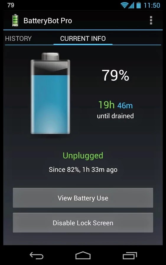Battery view