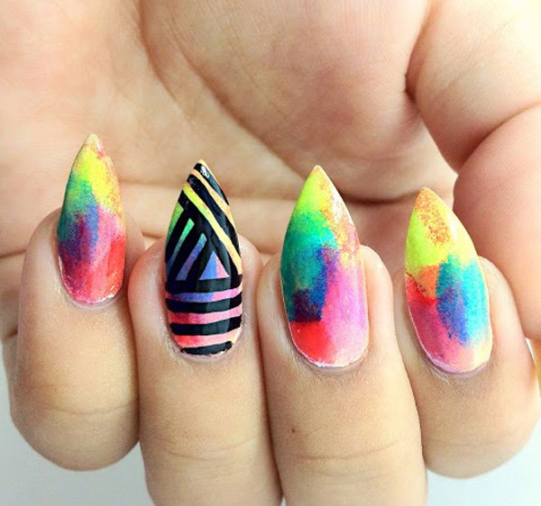 20+ Stylish Rainbow Nail Art Ideas