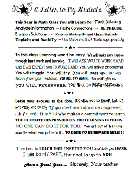 Rockstar Math Teacher ★: Beginning of the Year Classroom Resources and