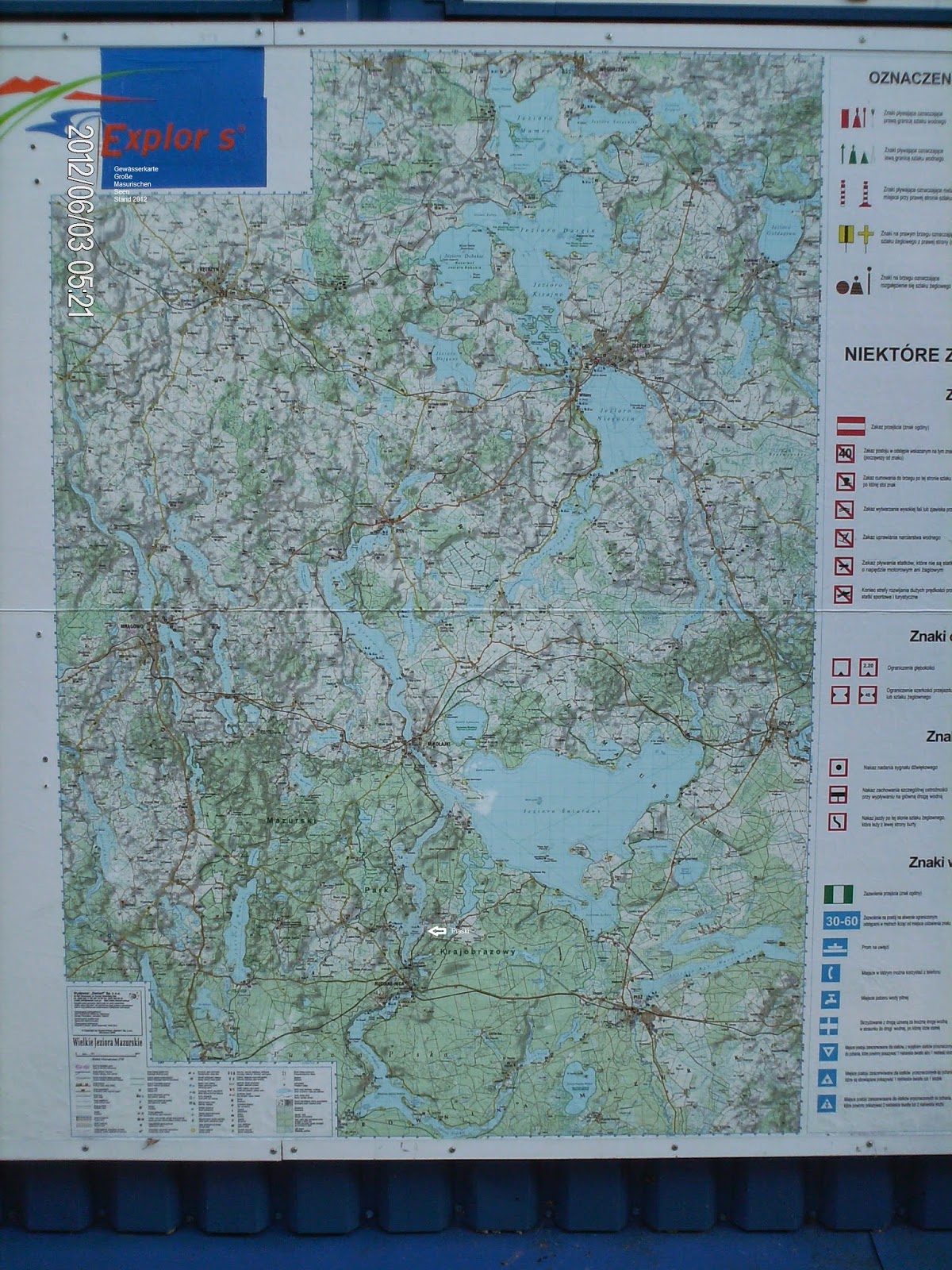 Masurische Seenplatte: Gewässerkarte Masurische Seenplatte Masurische Seenplatte: Gewässerkarte Masurische Seenplatte