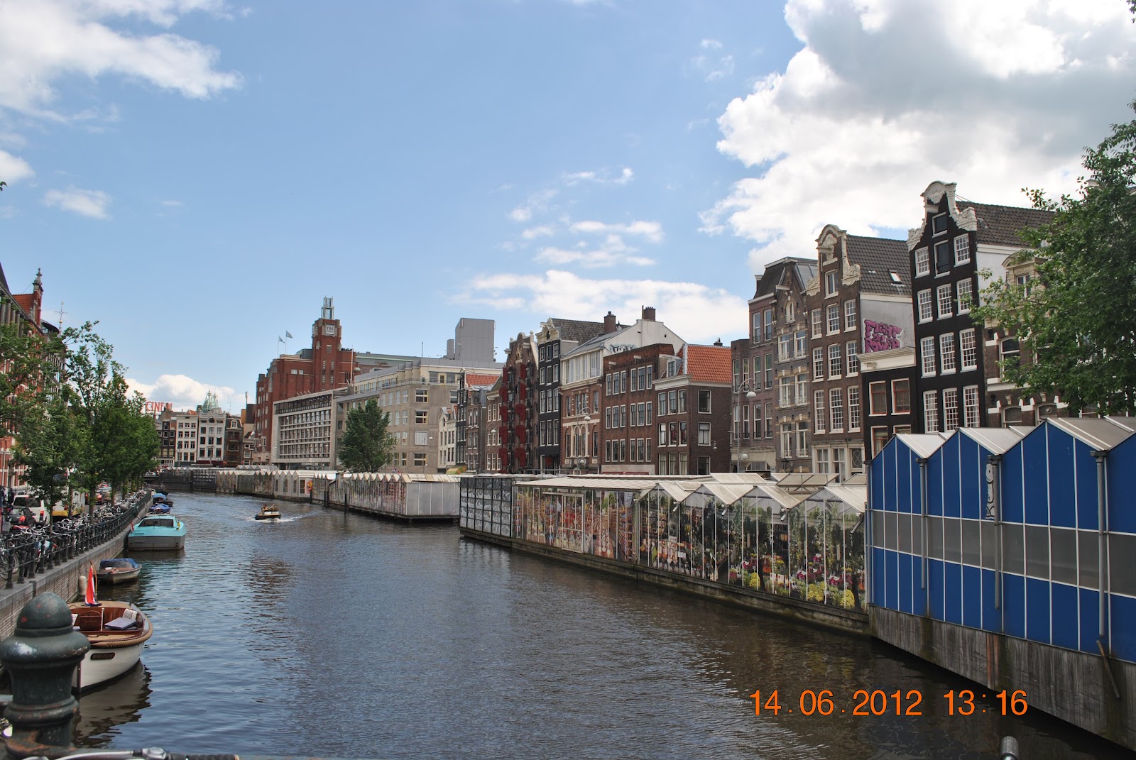 De peste tot si de nicaieri Piata de flori, Amsterdam