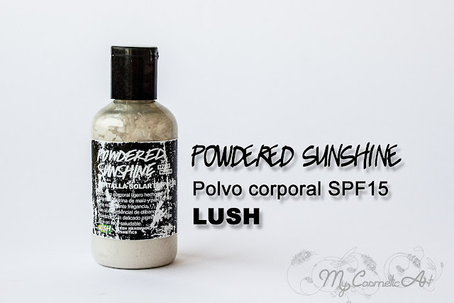 Powdered Sunshine, polvo corporal SPF 15 de Lush