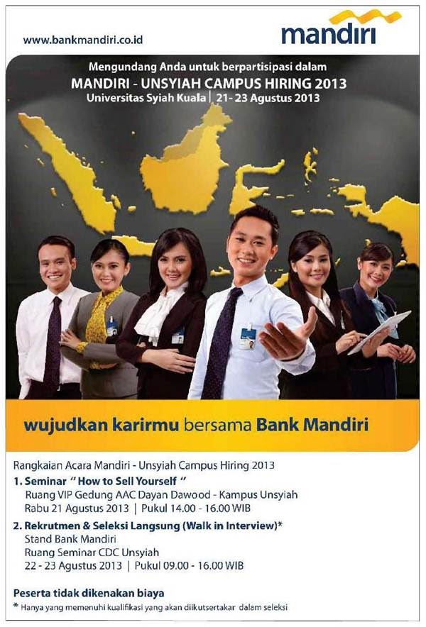 Lowongan Kerja Bank Mandiri Terbaru Oktober 2014