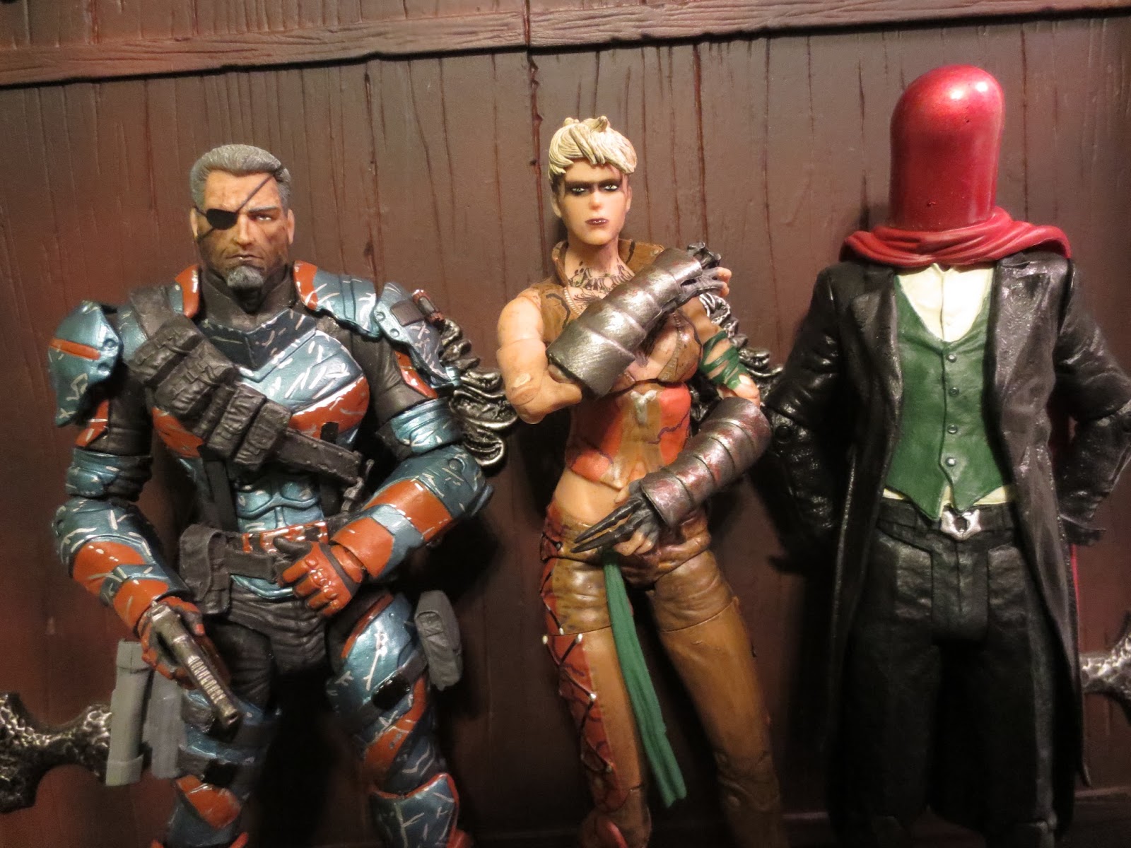 Action Figure Barbecue: Action Figure Review: The Joker as Red Hood, Copperhead, & Deathstroke (Unmasked) Action Figure 3-Pack Batman: Arkham Origins by DC
