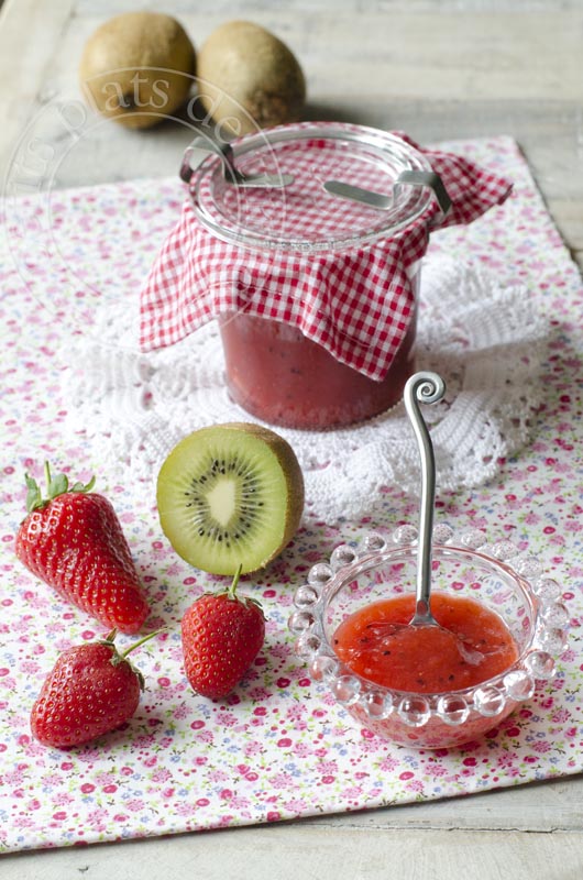 les petits plats de trinidad Confiture fraise et kiwi