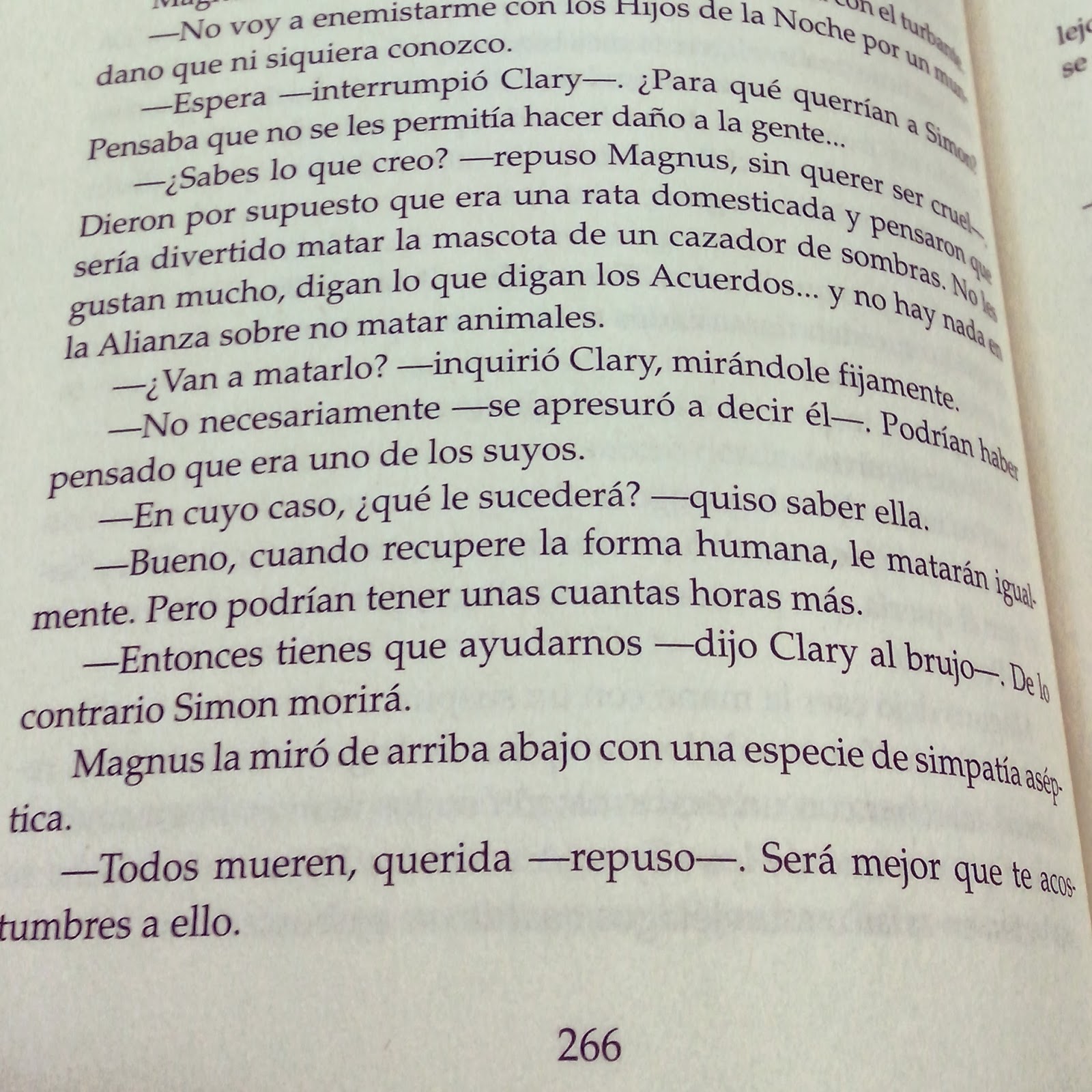 With My Loved Book Frase de la semana 3 Cazadores de sombras Ciudad