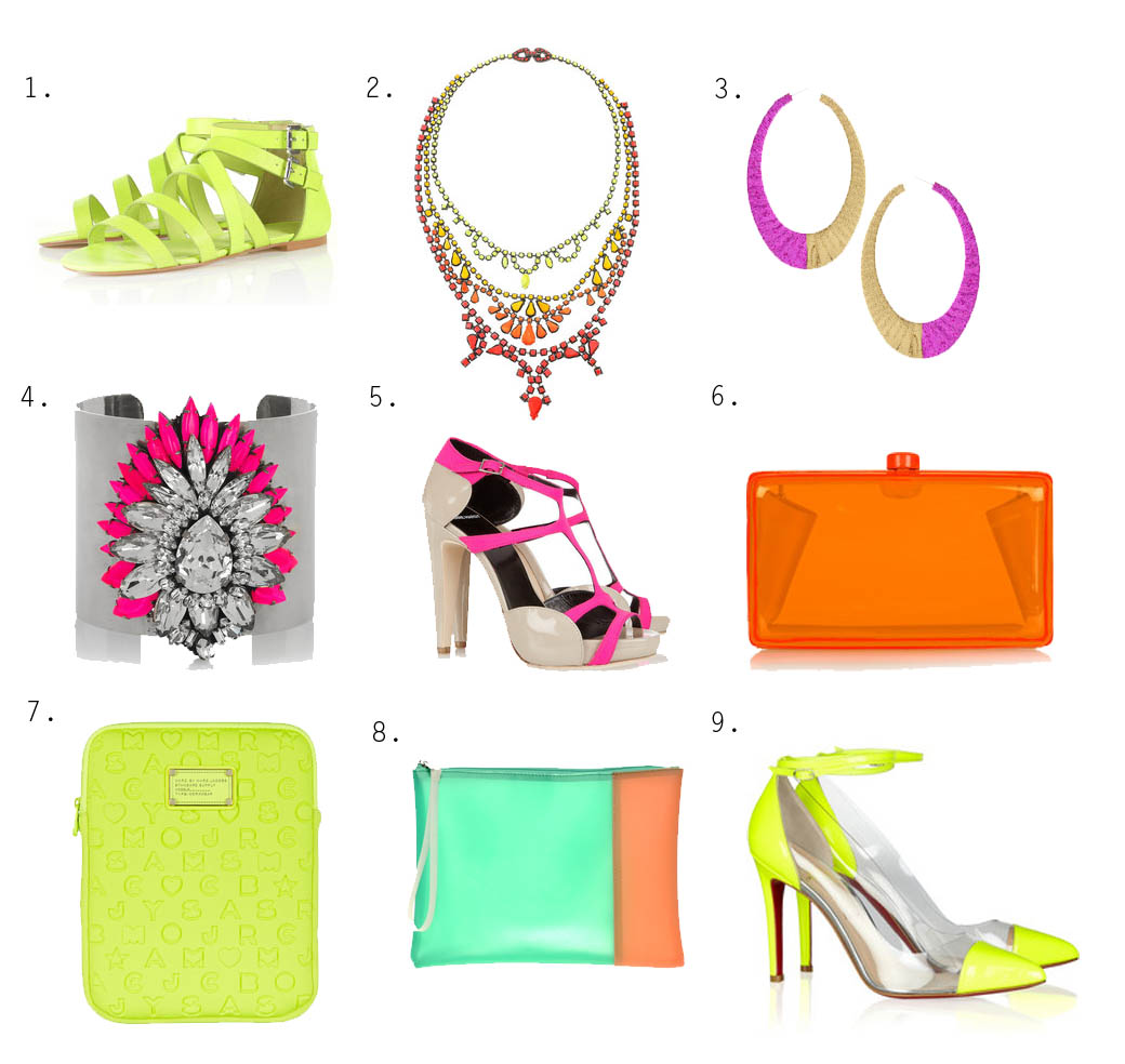 Style Sushi: Trend: Neon Accessories